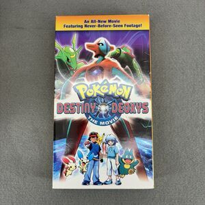 Pokémon: Destiny Deoxys The Movie (2005) Rare VHS - Miramax 38828 NICE!